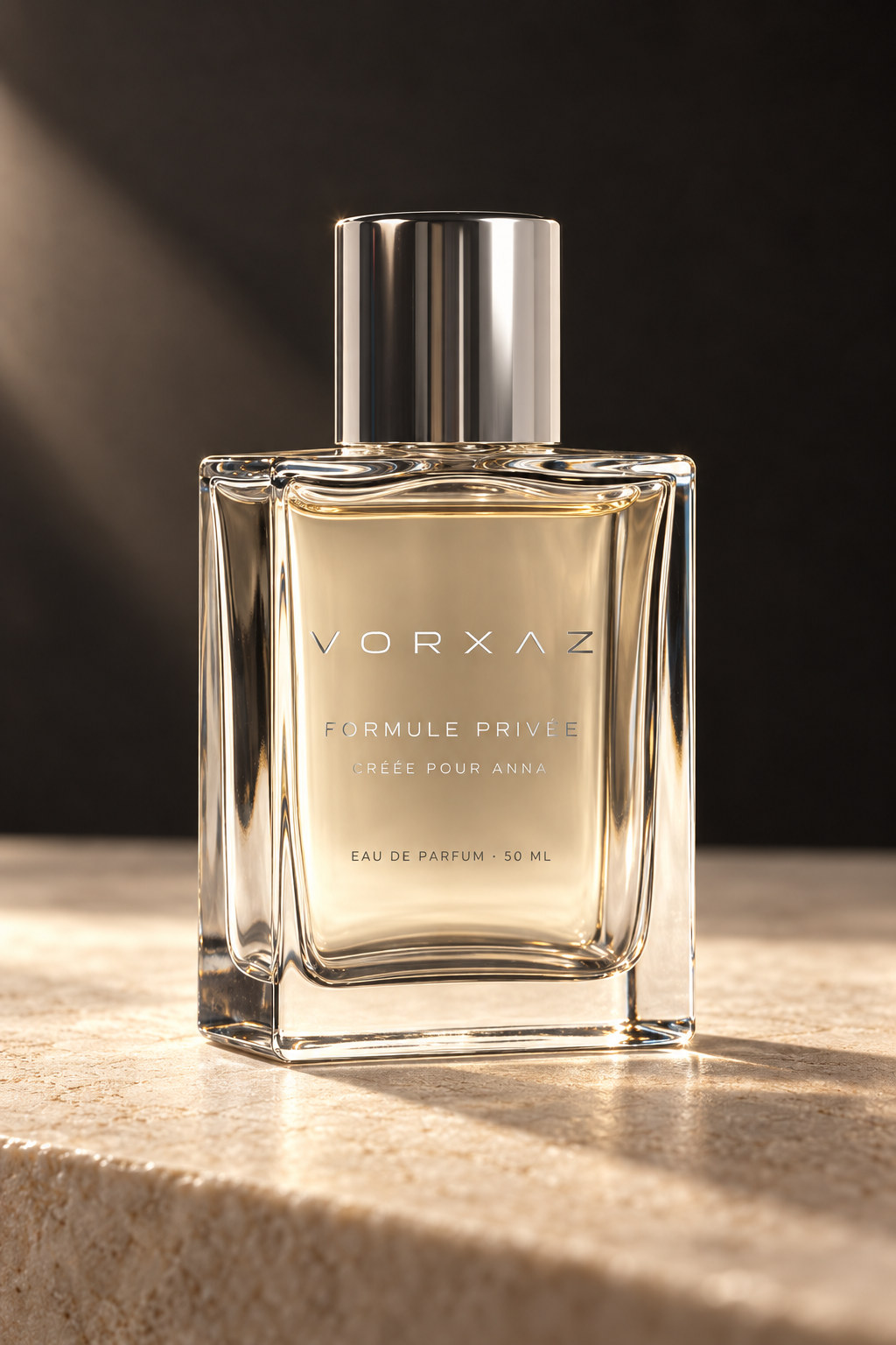 VORXAZ FORMULE PRIVÉE i klar 50 ml-flaske med sølvcap